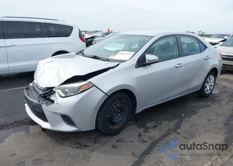 2016 Toyota Corolla Le из США, поврежденный, VIN 2T1BURHE4GC680793